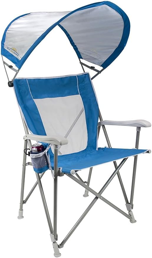 Comfort Pro Rocker Camping Chair | Portable Folding Rocking Chair with Durable Armrests & Drink Holder — Floral