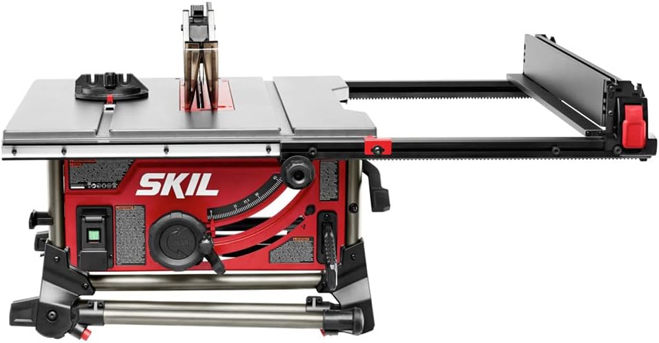 15 Amp 10 Inch Portable Jobsite Table Saw with Folding Stand
