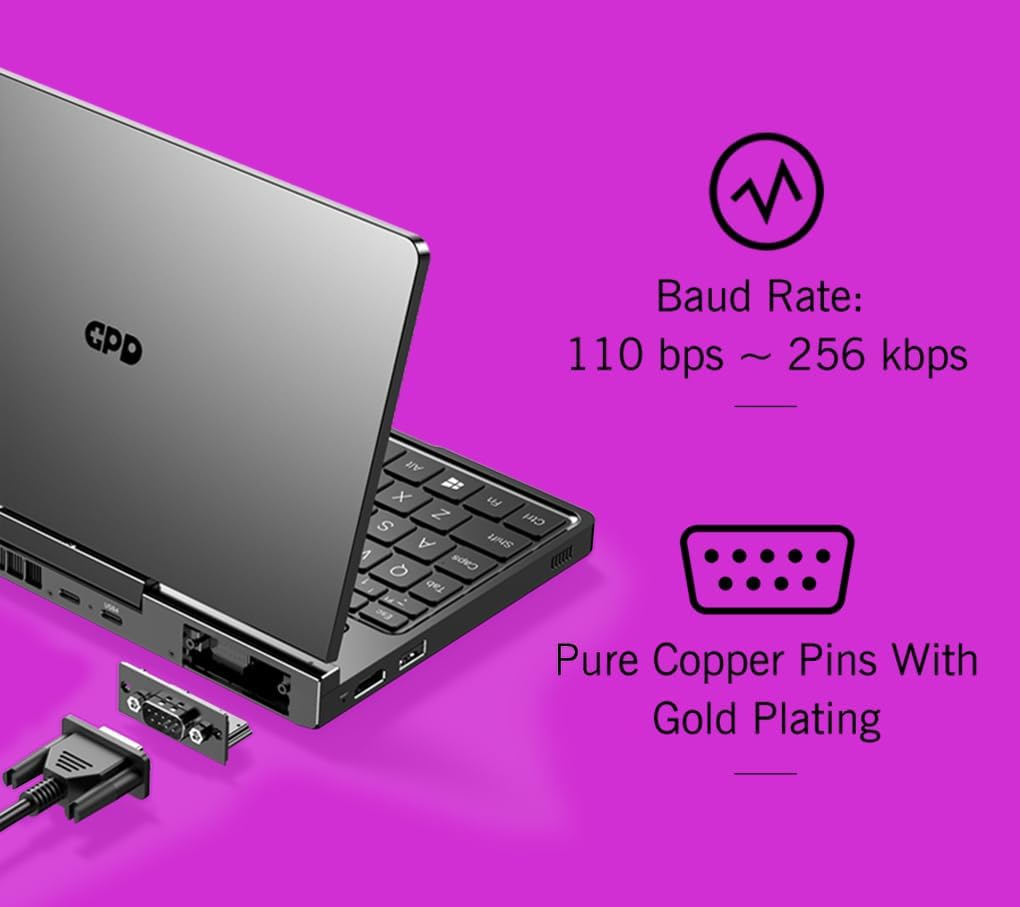 Pocket 4 Mini Laptop 8.8" Touchscreen Aluminum Case UMPC with Windows 11 Home OS, AMD Ryzen AI 9 HX 370, 32GB/2TB