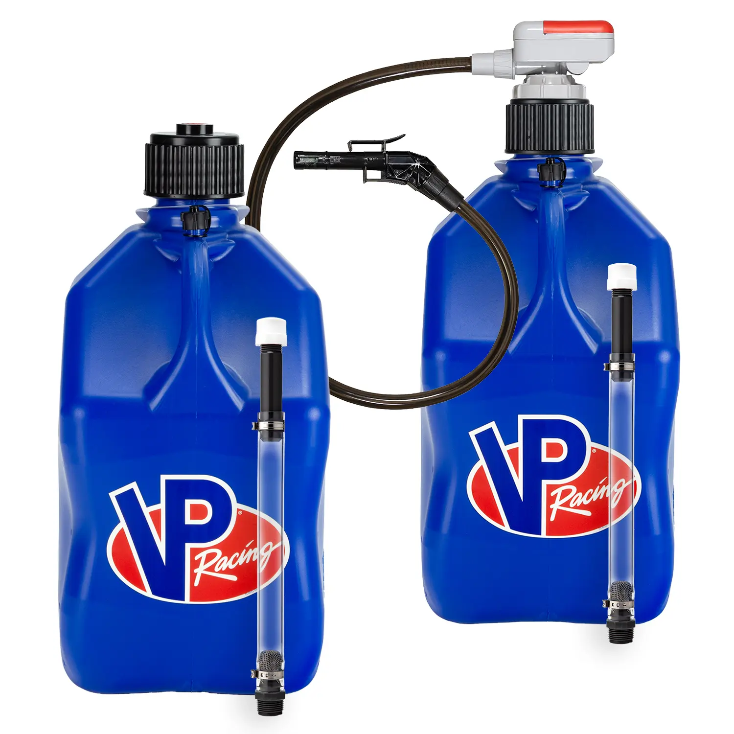2 PACK 5.5 Gallon Plastic Utility Jug – Heavy-Duty, Leak-Proof with Quick-Flow Spout for Automotive & Motorsport Use