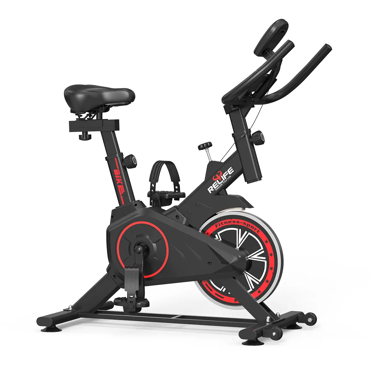 Mini Exercise Bike Compact Stationary Bike Silent Indoor Cycling for Small Space w/Adjustable Seat, Smooth Pedal & Belt Drive