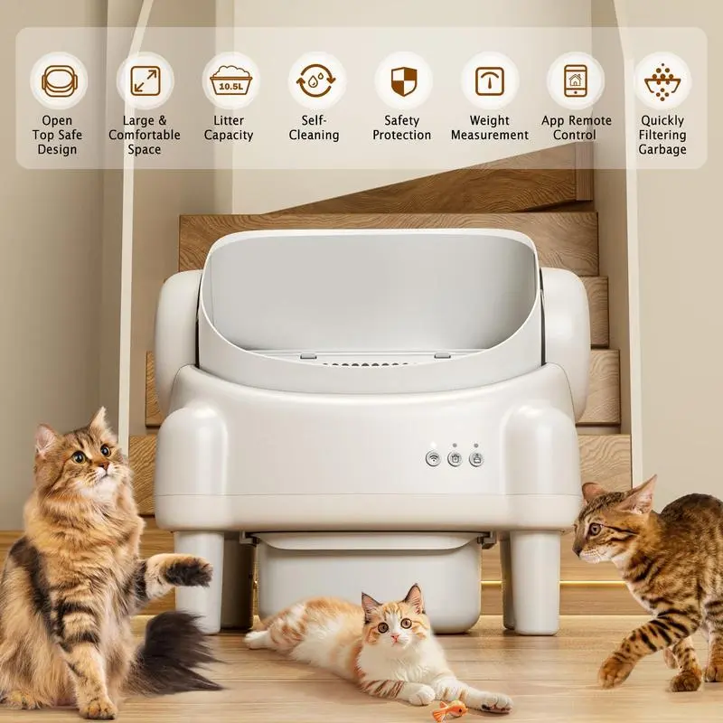 Smart Self-Cleaning Litter Box