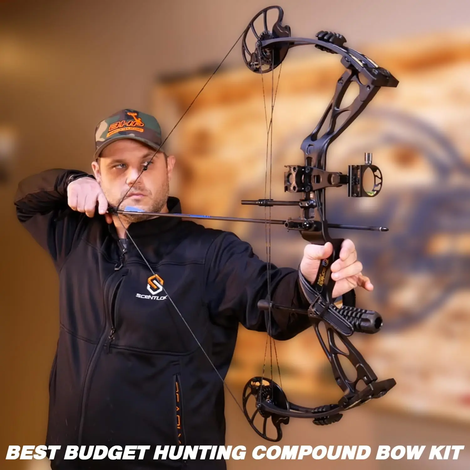 X8 Compound Bow Package for Adults and Teens,18”-31” Draw Length,0-70 Lbs Draw Weight,up to IBO 310 fps,No Bow Press Needed,Limbs Made in USA(RH Only)