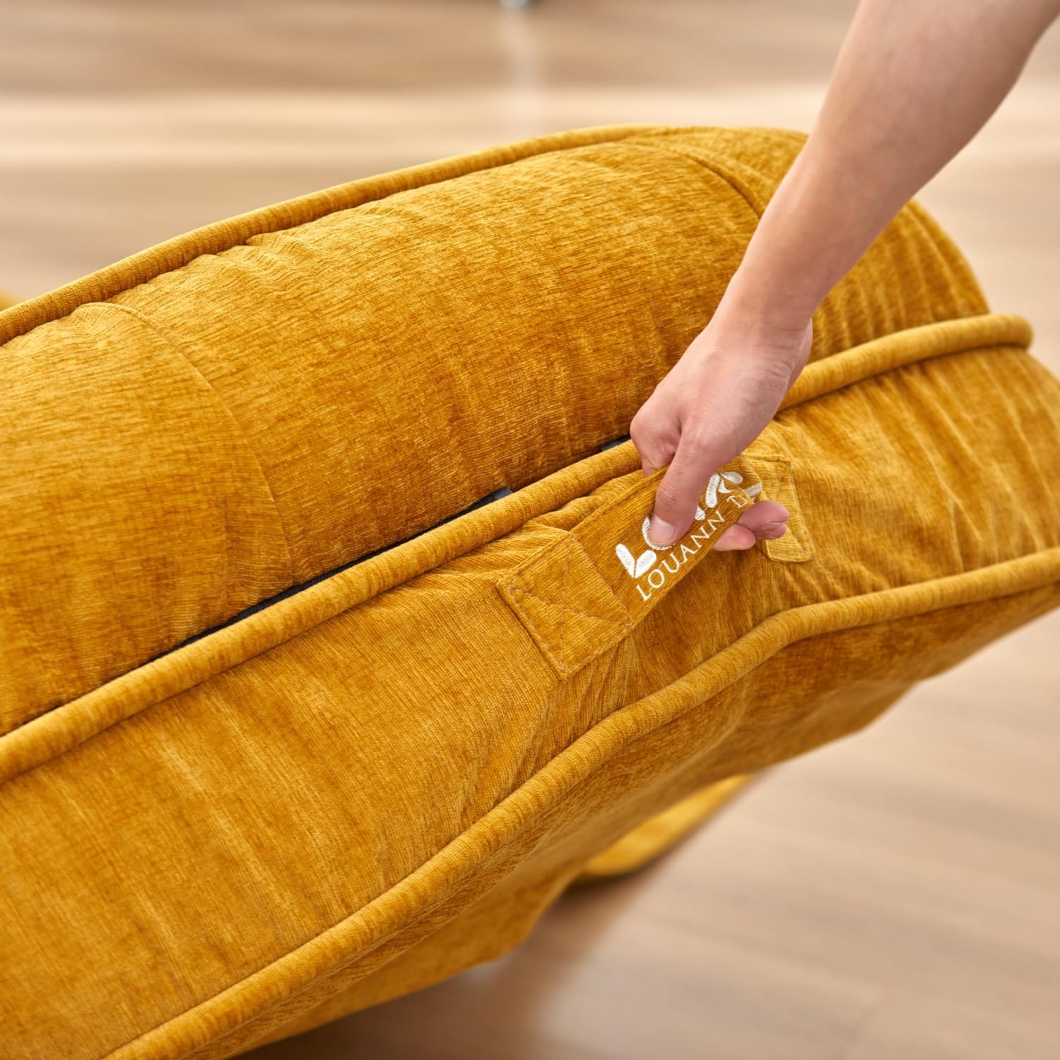 Summer Sale！Foldable Lazy Sofa Bed Floor Chair