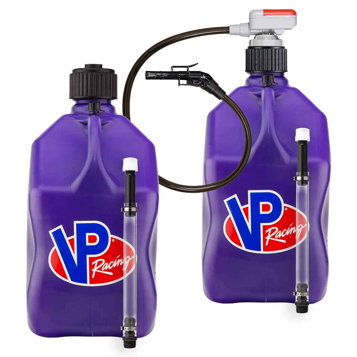 2 PACK 5.5 Gallon Plastic Utility Jug – Heavy-Duty, Leak-Proof with Quick-Flow Spout for Automotive & Motorsport Use