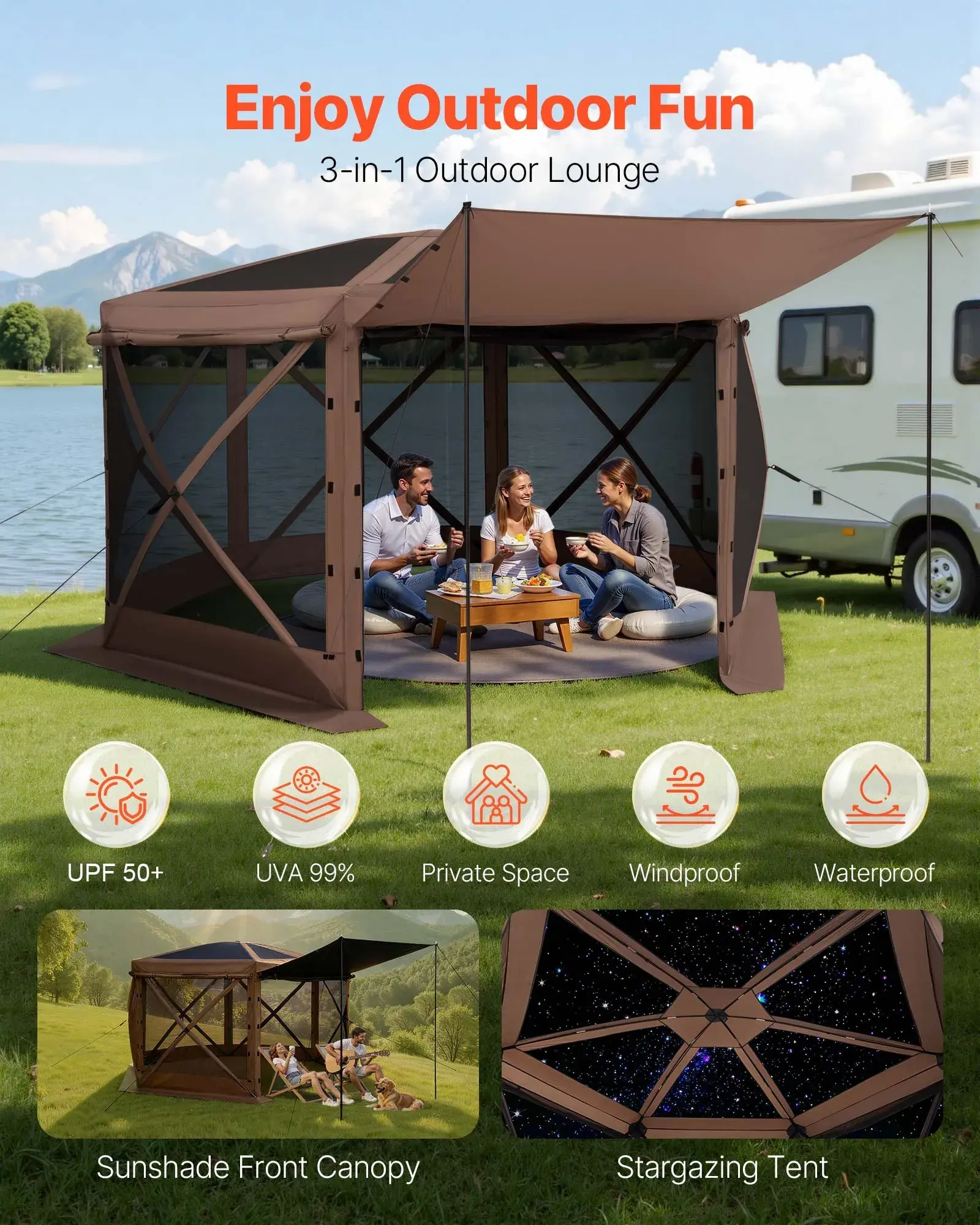 Pop up Gazebo Screen Tent