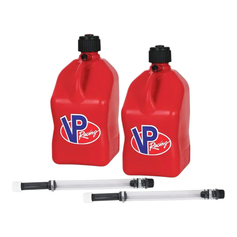 2 PACK 5.5 Gallon Plastic Utility Jug – Heavy-Duty, Leak-Proof with Quick-Flow Spout for Automotive & Motorsport Use