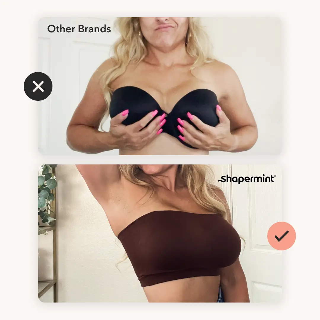 Convertible Strapless Bandeau Bra - Up to F Cup