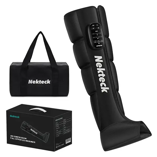 Cordless Leg Massager Recovery System (Single Leg Only), Air Compression Massage, Full Leg Boots for Circulation and Pain Relief Comfort Daily