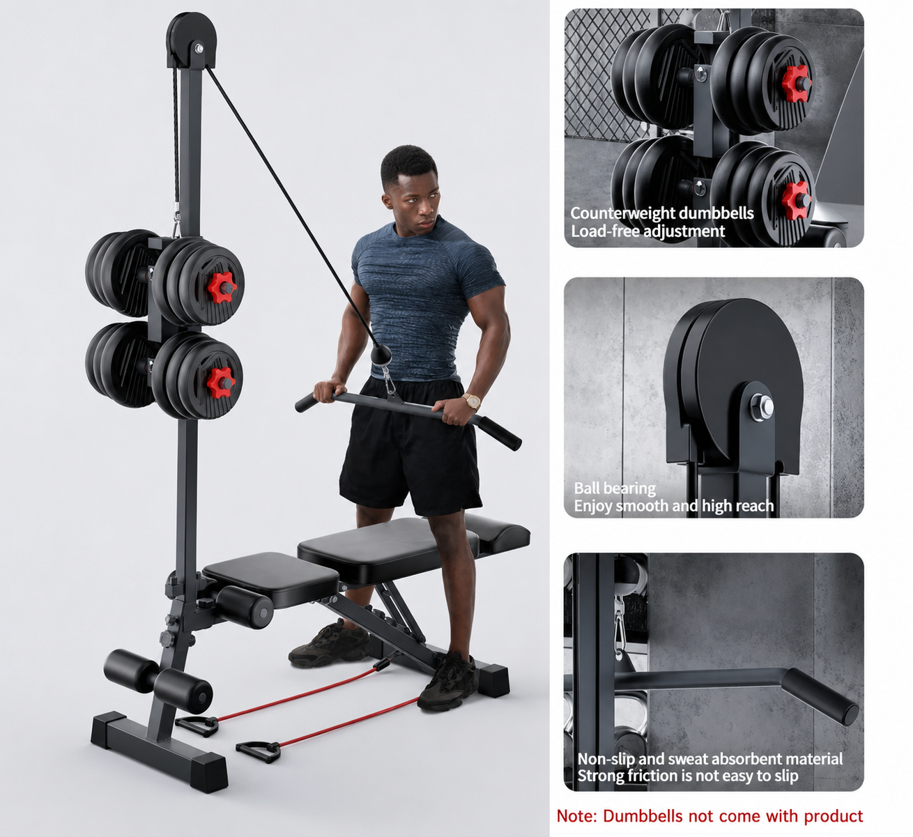 12 in 1 Multi Functional Home Gym Workout Bench