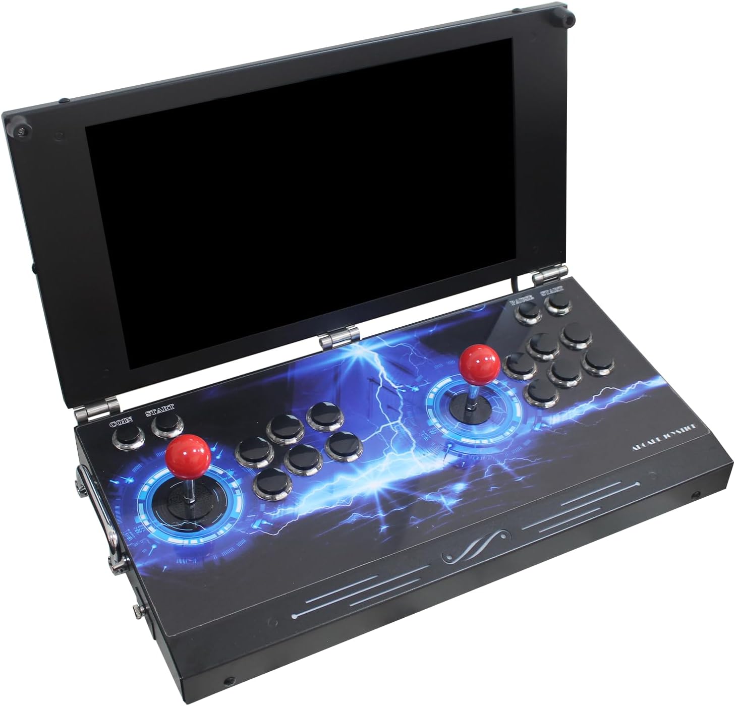 26800 in 1 Hand-held Portable Arcade Game Console 17.5-inch HD Screen Dual Players 3D Matal Box DX