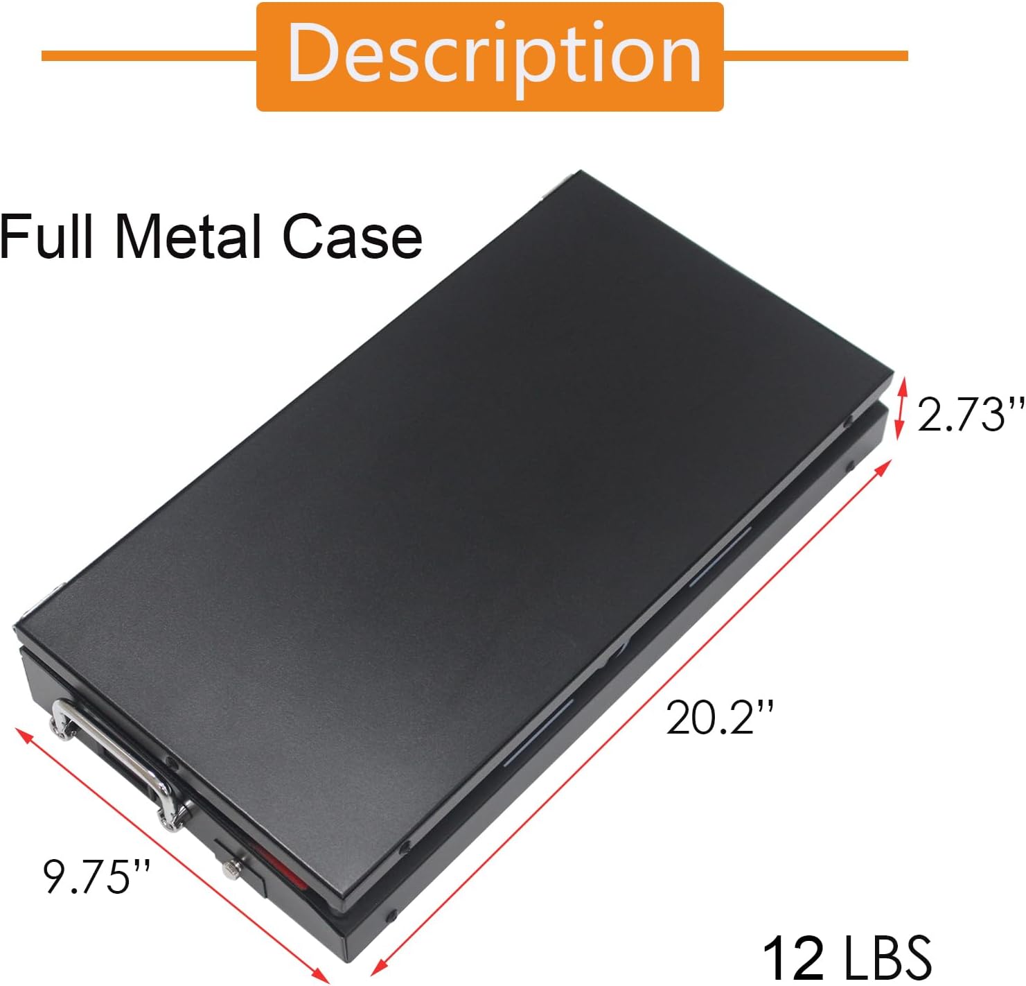 26800 in 1 Hand-held Portable Arcade Game Console 17.5-inch HD Screen Dual Players 3D Matal Box DX