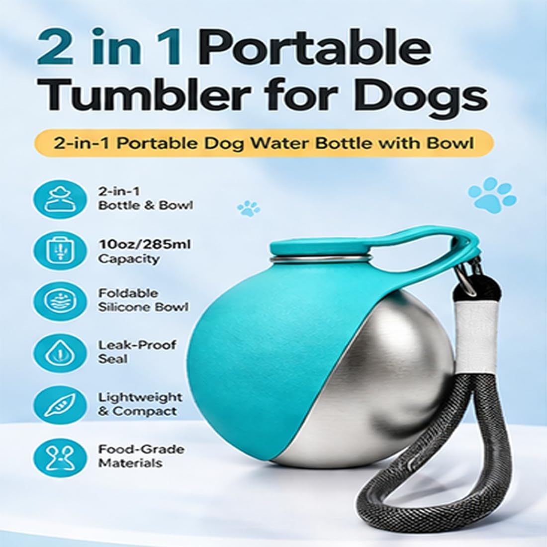 2 in 1 Portable Tumbler