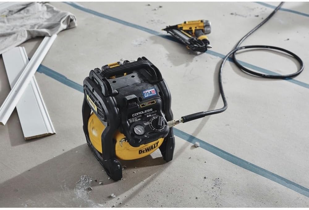 20V  Portable Cordless Air Compressor Kit, 2.5 Gallons, 140 PSI, Brushless with Battery & Charger