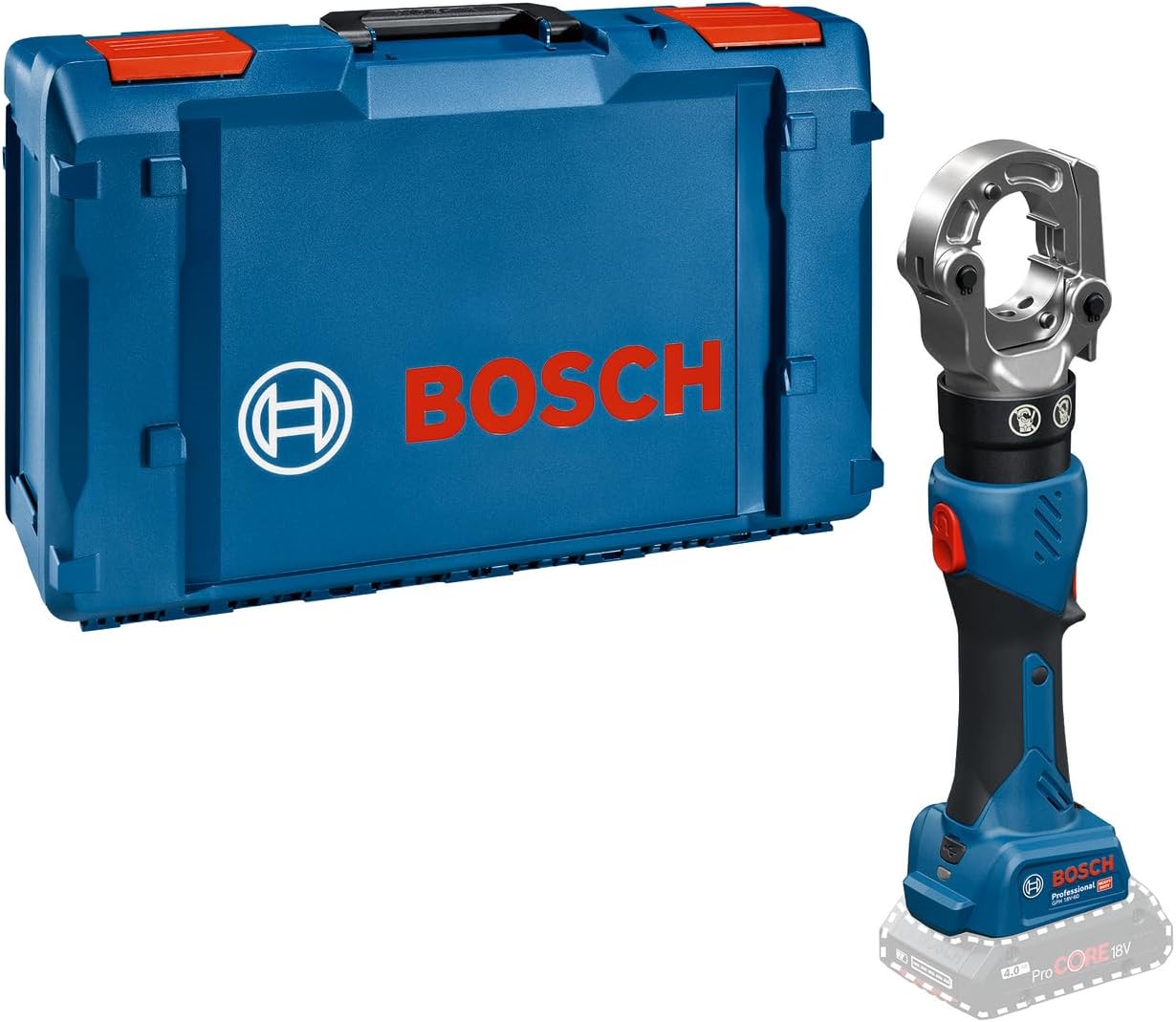 Fessional 18V System GPH 18V-60 Cordless Hydraulic Crimper (Force 60 kN, 340° Rotating Head, with XL-BOXX)