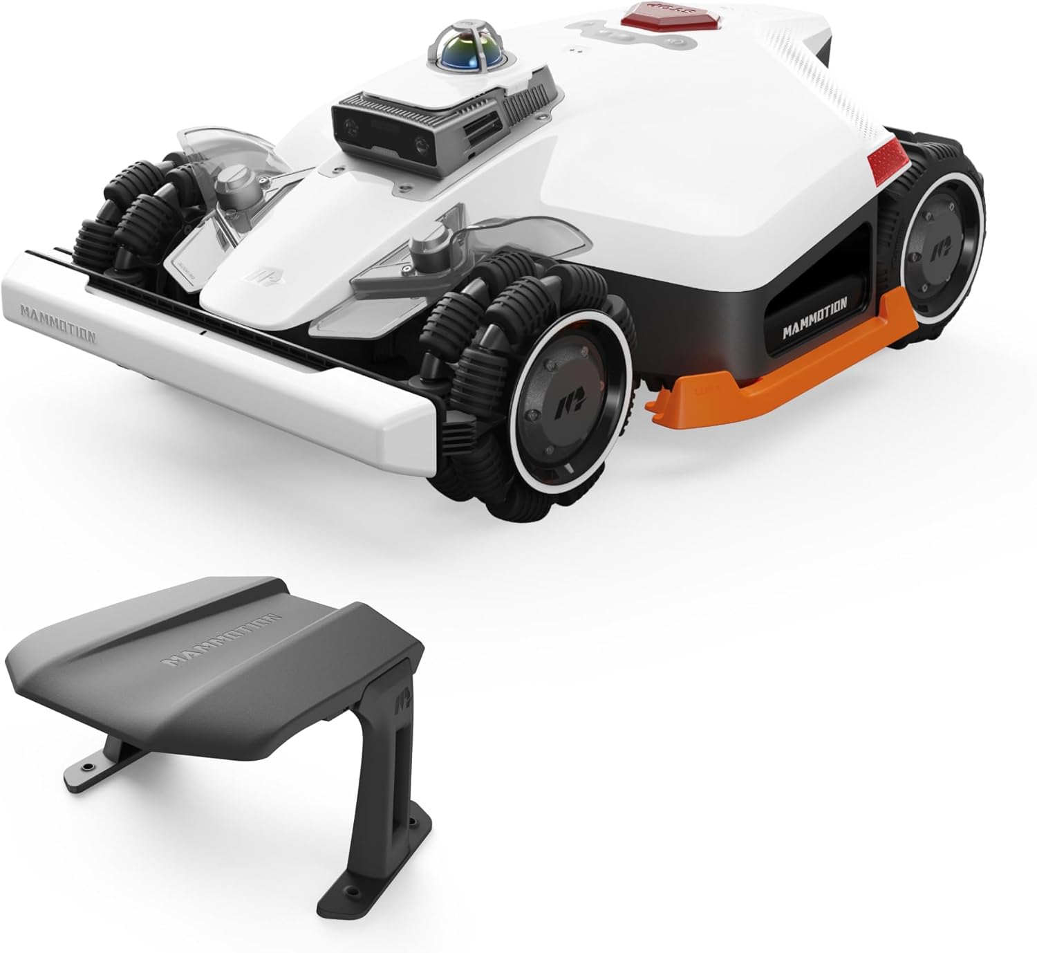 LUBA 3 AWD 5000H Robot Lawn Mower with Garage, 1.25 Acres, 360° LiDAR+NetRTK+AI Vision, All-Wheel-Drive for 80% Slopes, 50 Multi-Zone Management, Cutting Height 2.2"-4.0"