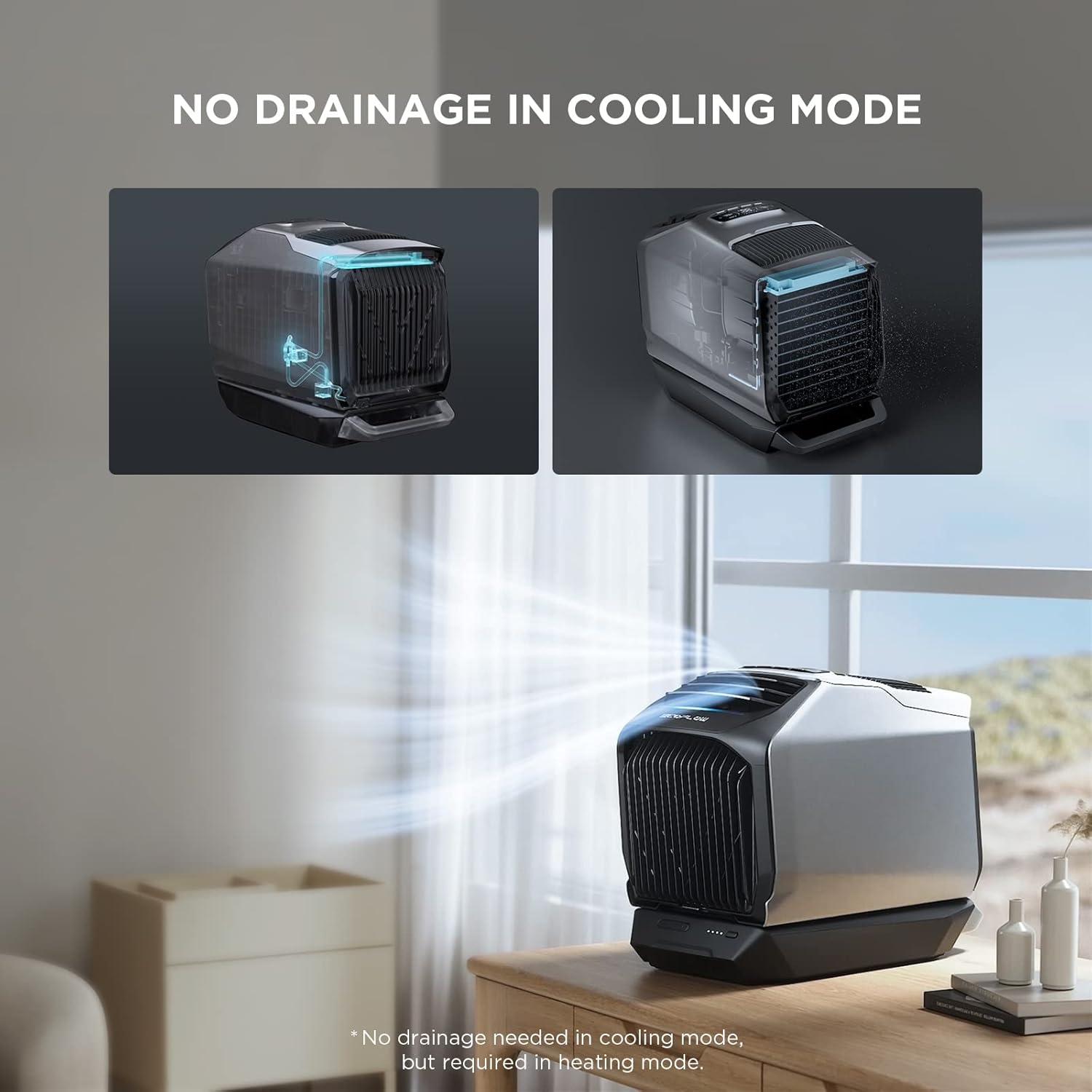 Wave 2 Portable Air Conditioner, Air Conditioning Unit with Heat, Air Portable AC for Outdoor Tent Camping/RVs or Home Use