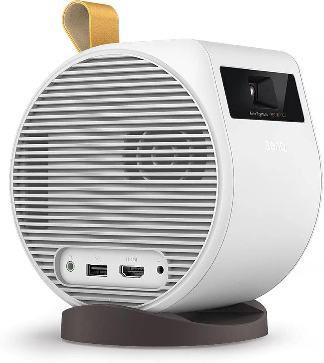 1080p LED Portable Ceiling Projector | Rotating Angle Projection | 16W 270˚ Bass Wireless Speaker | Android TV with Netflix | Chromecast & AirPlay | Autofocus & 1D Keystone | HDMI | USB-C
