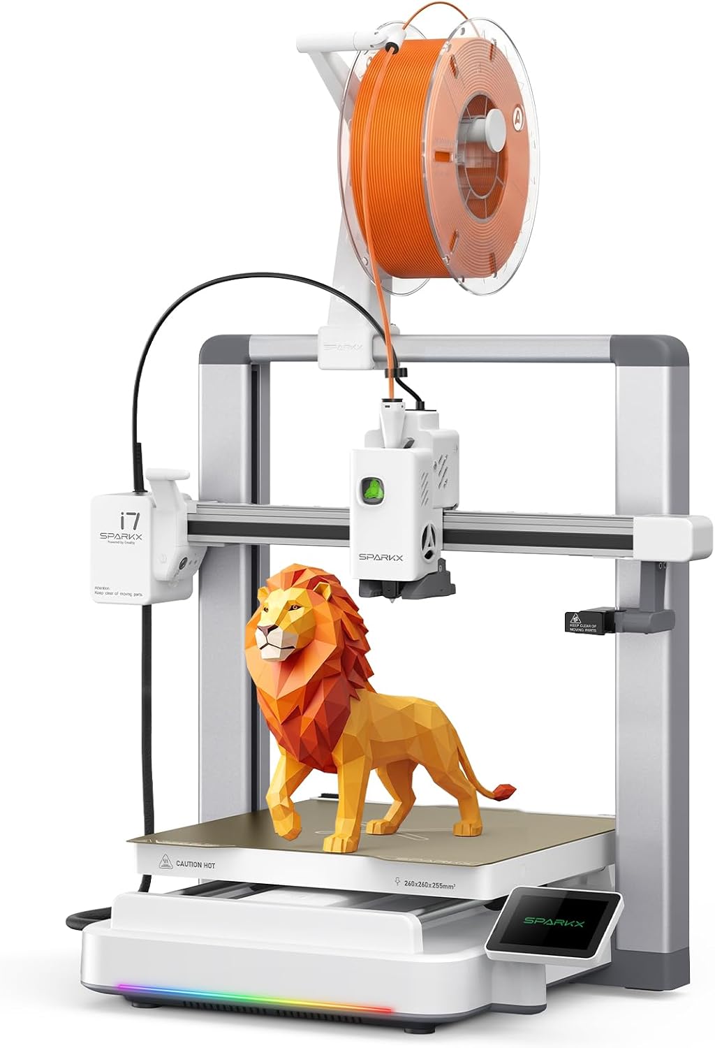 SPARKX i7 Combo 3D Printer, Multi Color with CFS Lite High Speed AI Photo-to-3D Printing