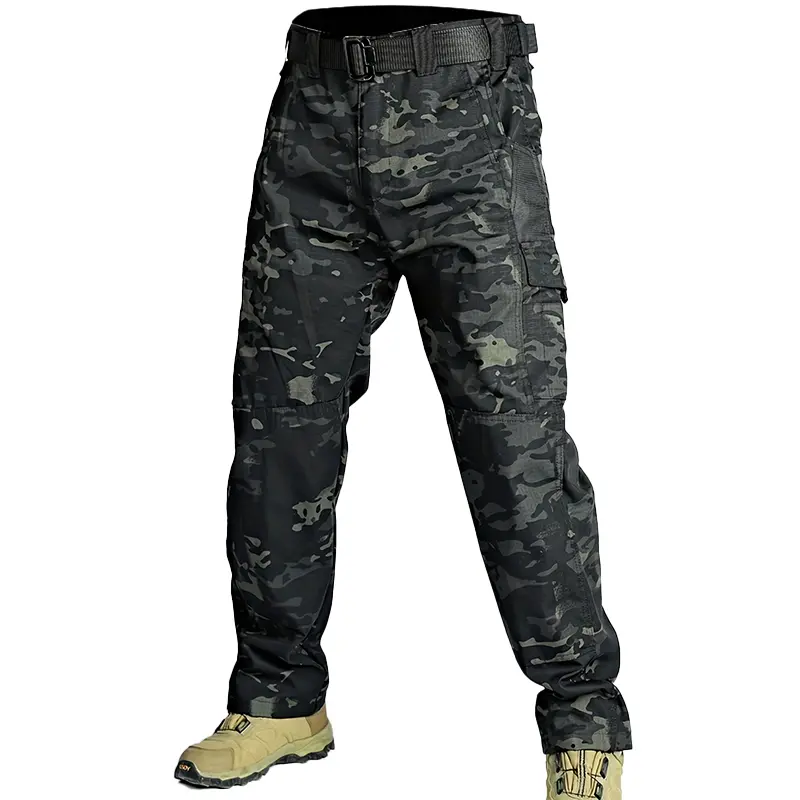 Men's Solid Color Tactical Work Pants,230g/m² new fabric