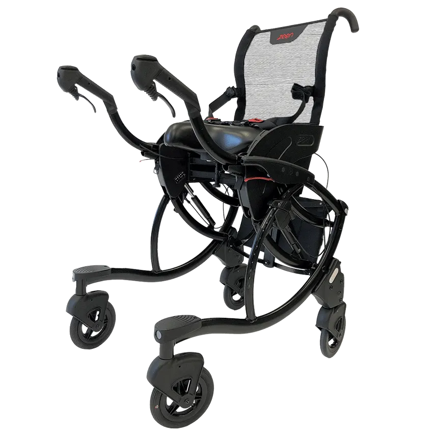 Sit-to-stand wheelchair walker