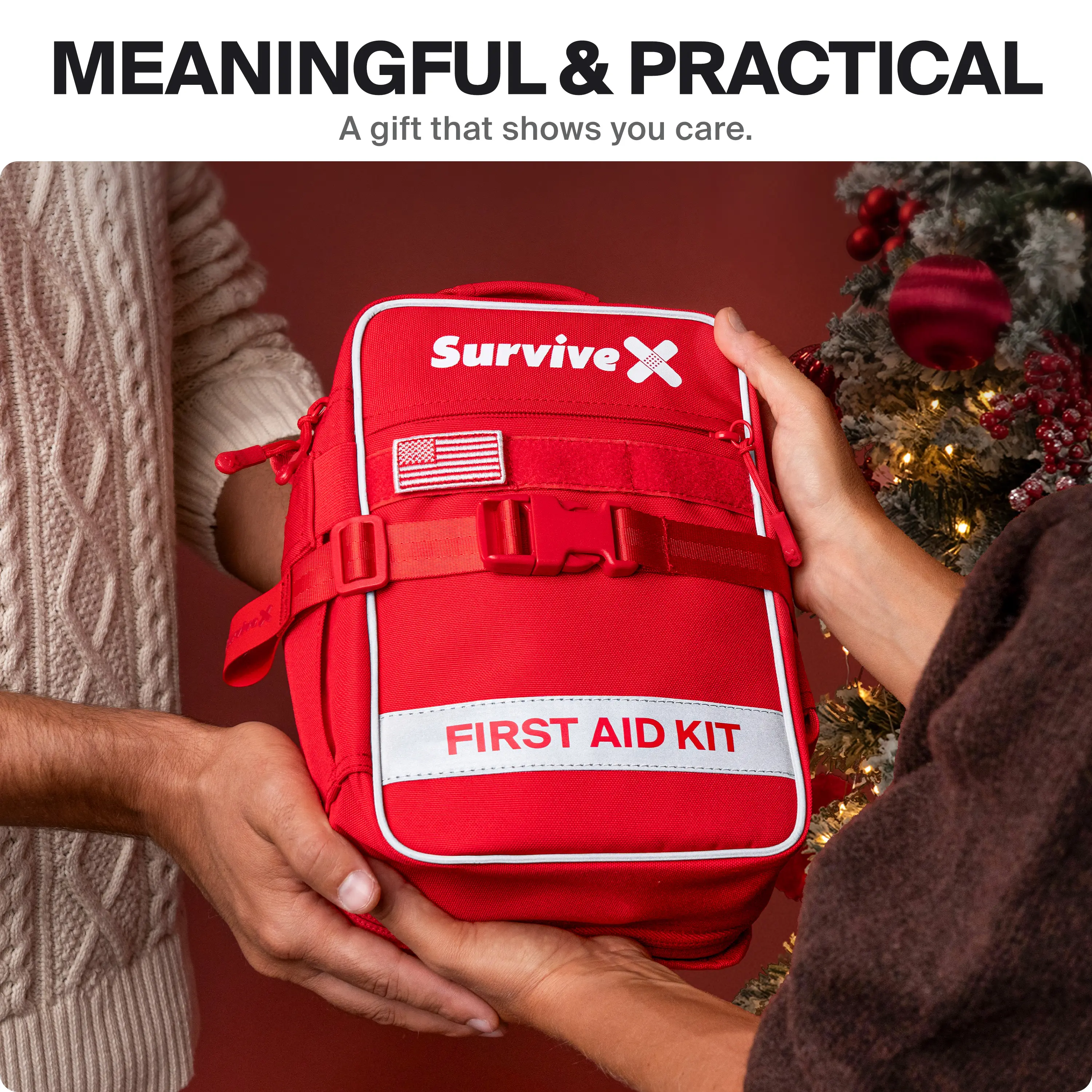 Large Comprehensive First Aid Kit Ideal for Car, Travel & Home - Emergency Kit for Hiking, Camping, Backpacking and Outdoors