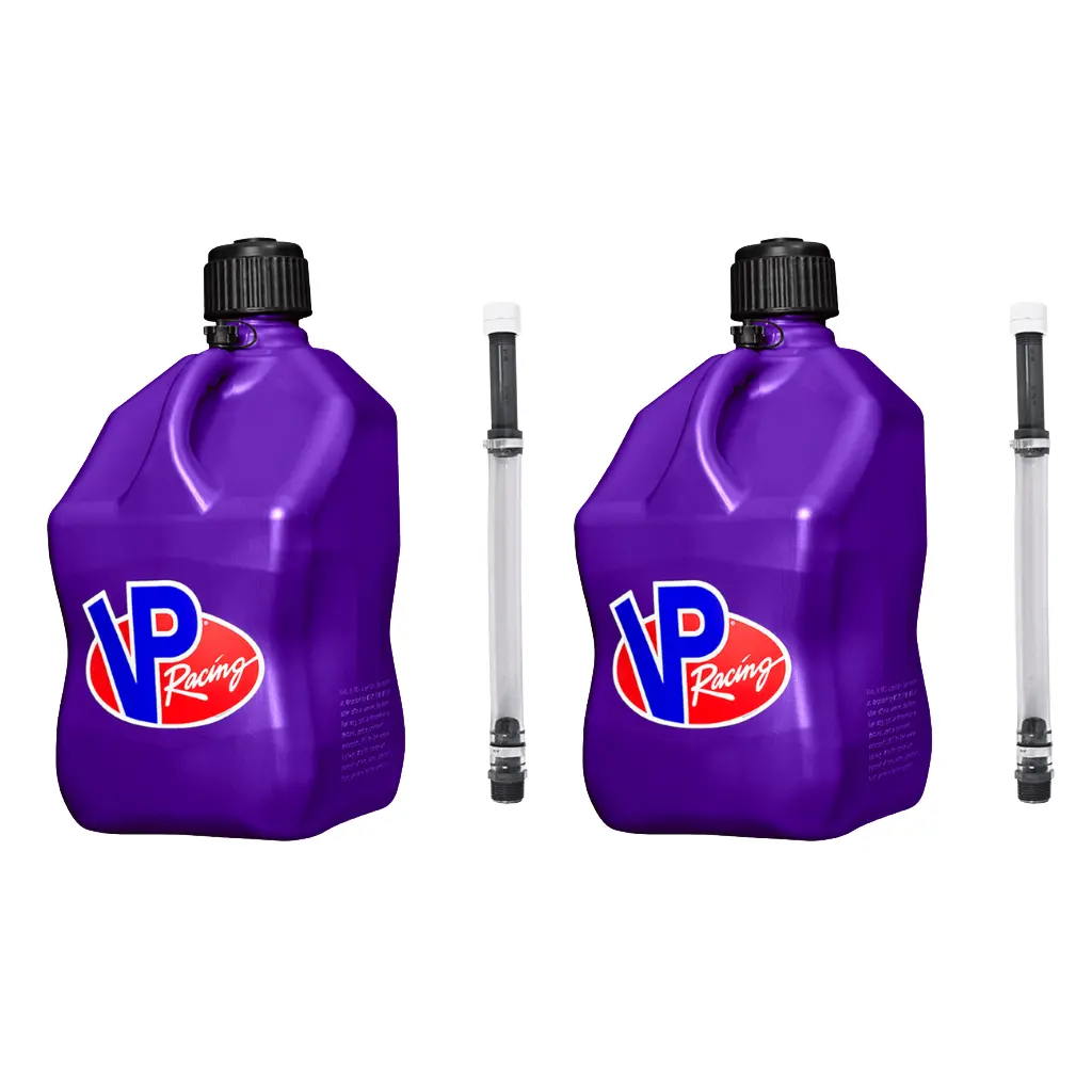 2 PACK 5.5 Gallon Plastic Utility Jug – Heavy-Duty, Leak-Proof with Quick-Flow Spout for Automotive & Motorsport Use