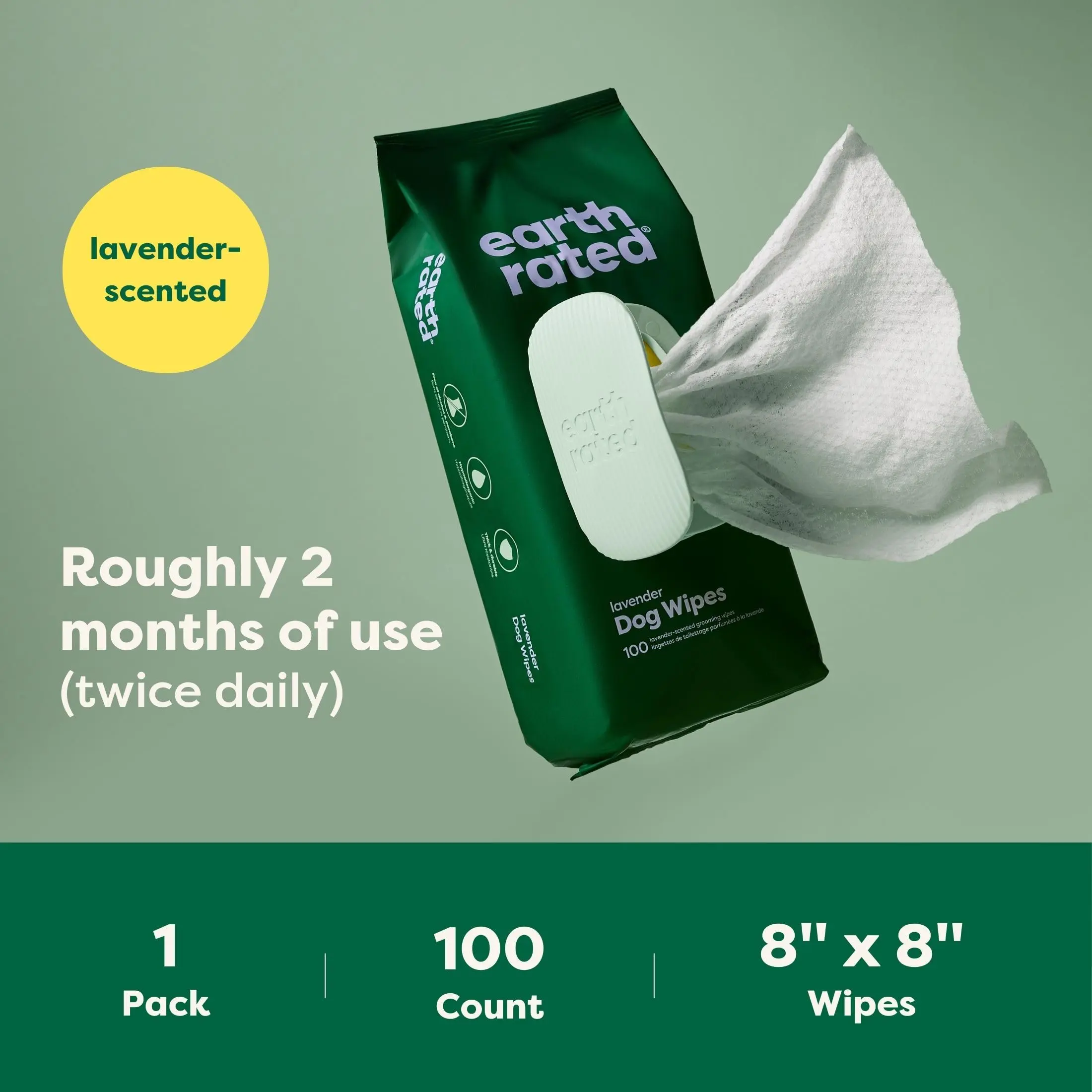 Hypoallergenic Dog Wipes – Gentle Cleaning for Paws, Body & Butt with Fresh Odor Control