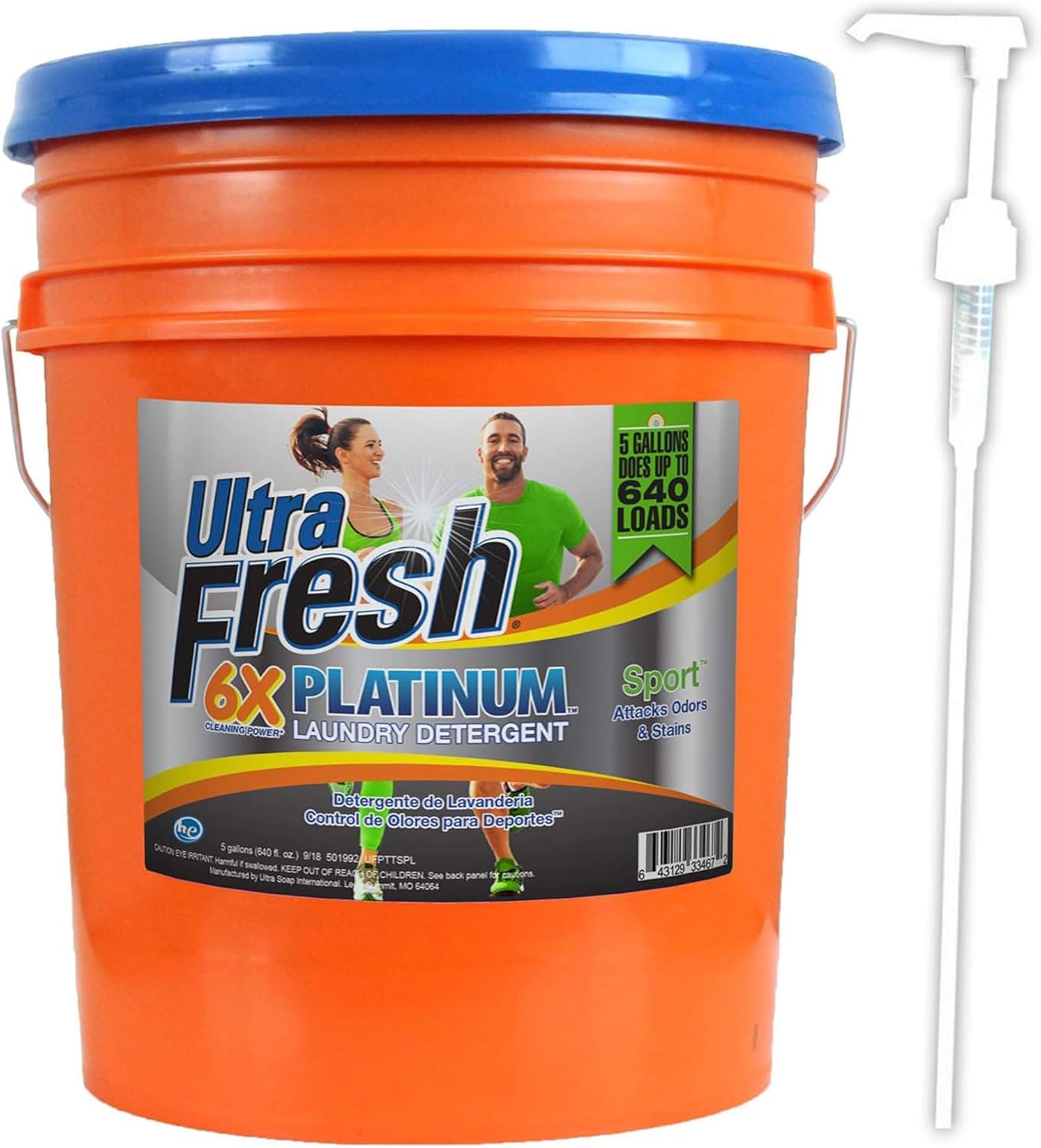 5 Gal, Up to 640 Loads Laundry Detergent