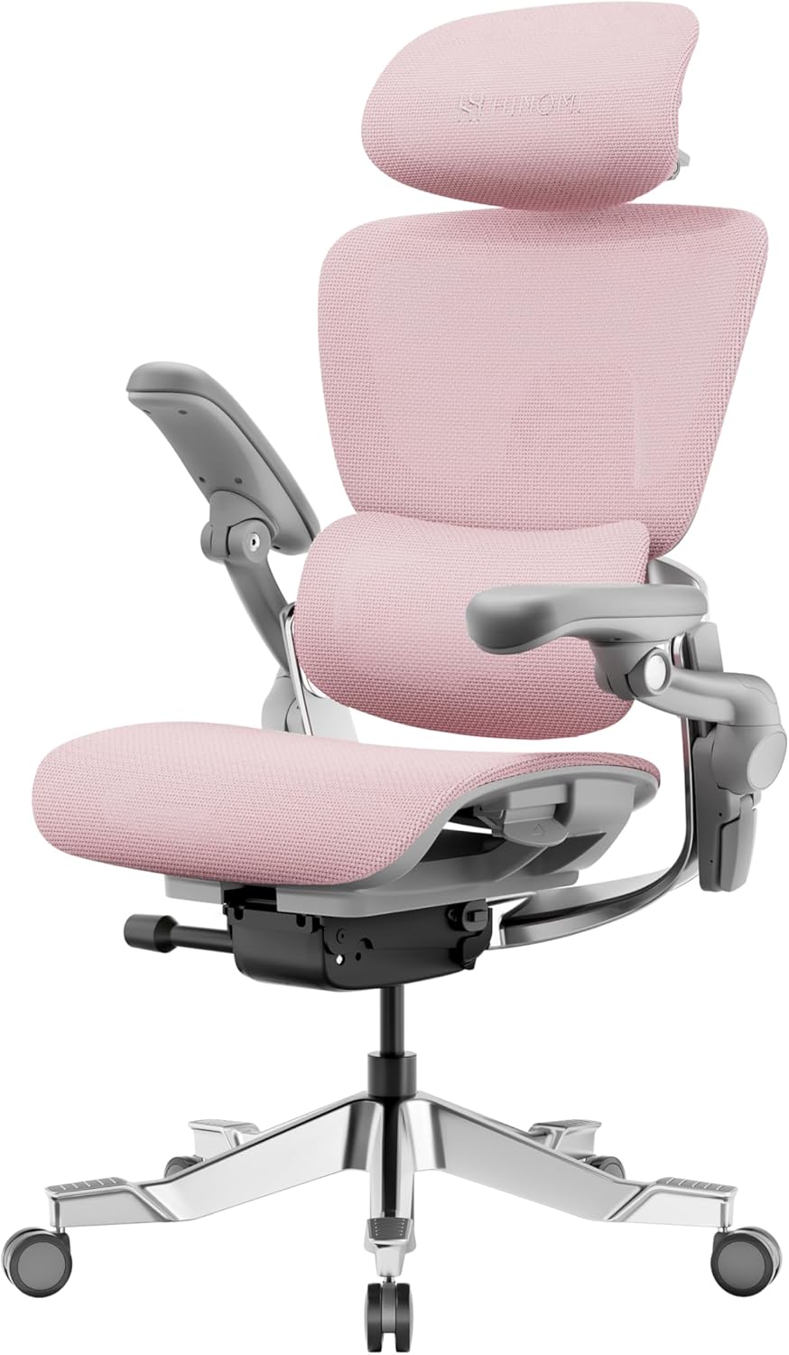 H2 Pro Premium Ergonomic Office Chair - Comfy Home Office Desk Computer Chair with Adjustable Back Support, Swivel Wheels, Flip-up Arms, Comfortable Mesh Seat for Desk Work