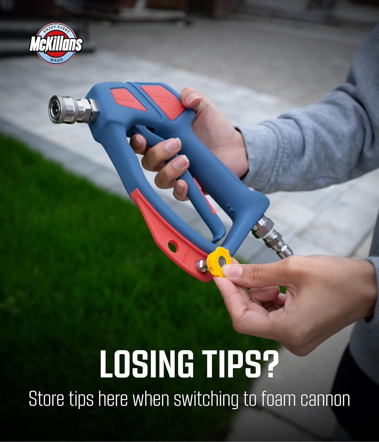 Pro 360° Swivel Short Pressure Washer Gun (Anti-Tangle)