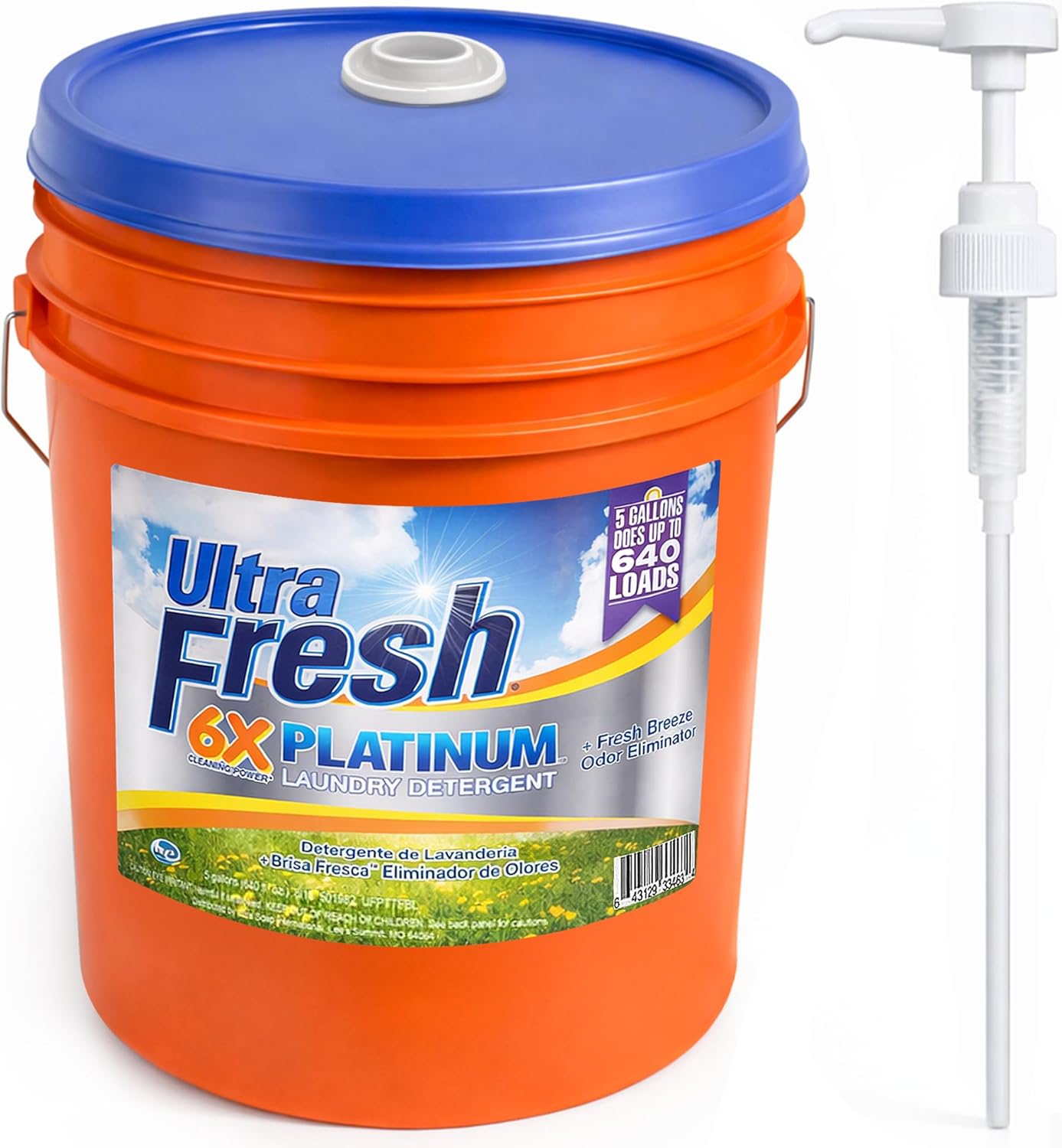 5 Gal, Up to 640 Loads Laundry Detergent