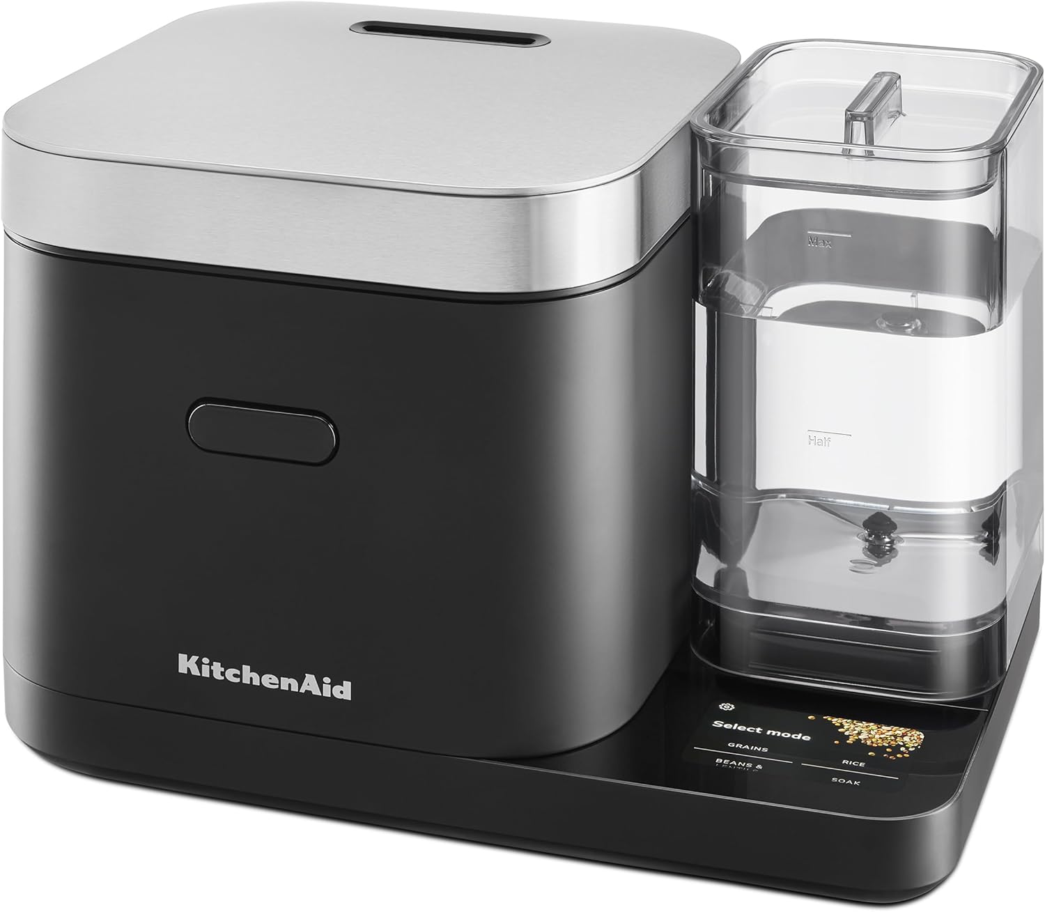 Smart Grain & Rice Cooker – 8-Cup Capacity with Auto-Sensing Scale, Water Tank & One-Touch Cooking