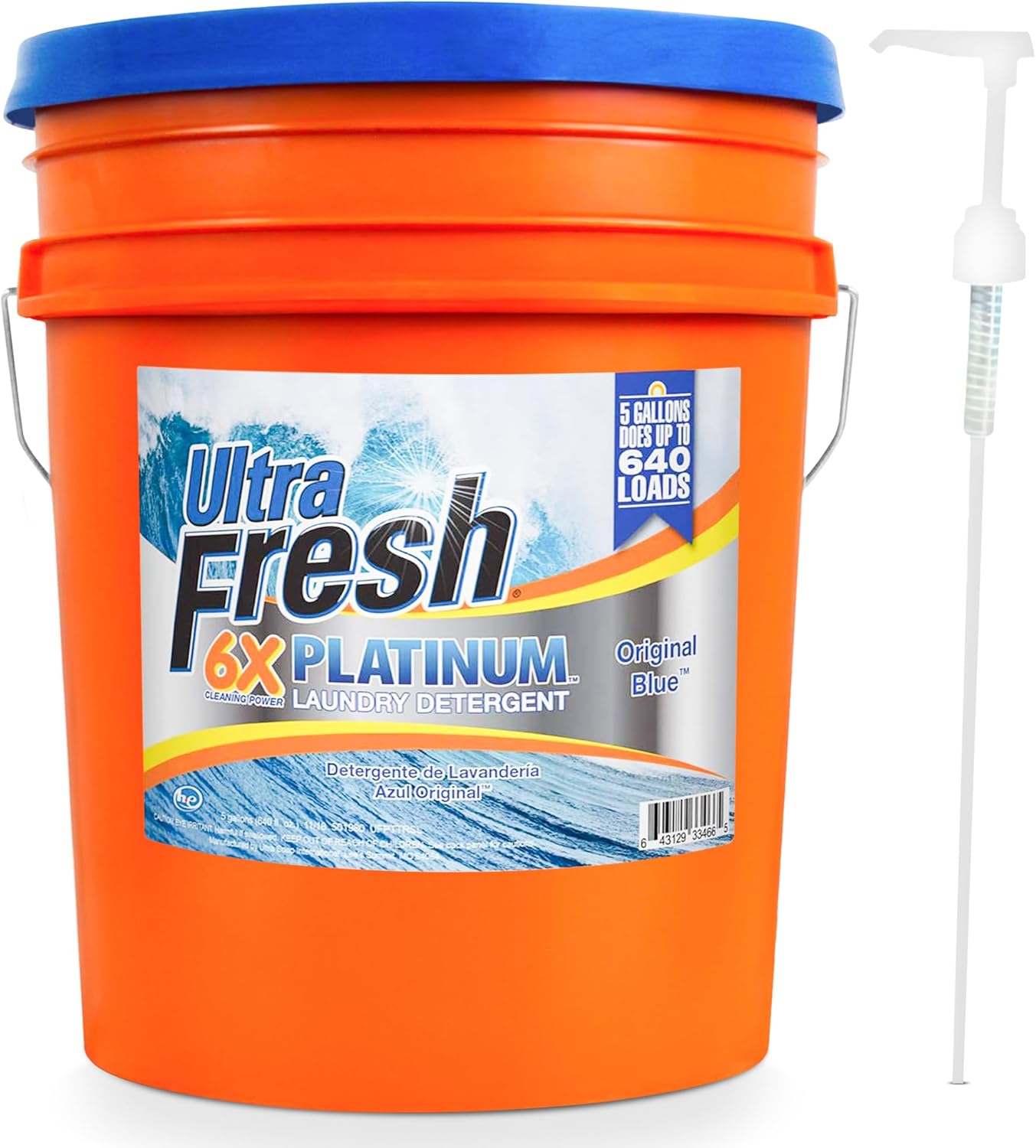 5 Gal, Up to 640 Loads Laundry Detergent