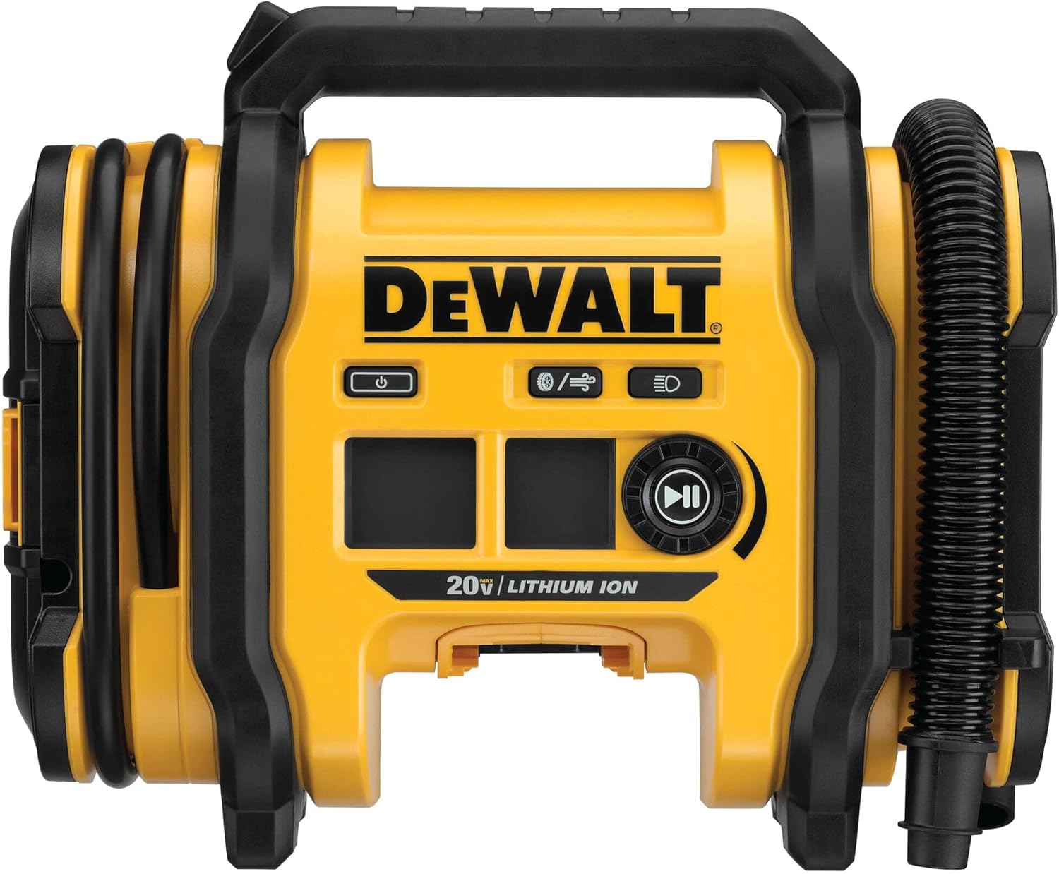 Tire Inflator Portable Air Compressor 20V MAX, Car Air Pump with Automatic Shut Off, LED Light, Tool Only