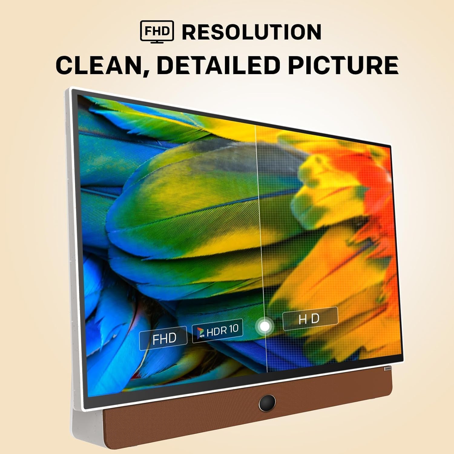 24-Inch Portable Smart TV with Protective Case