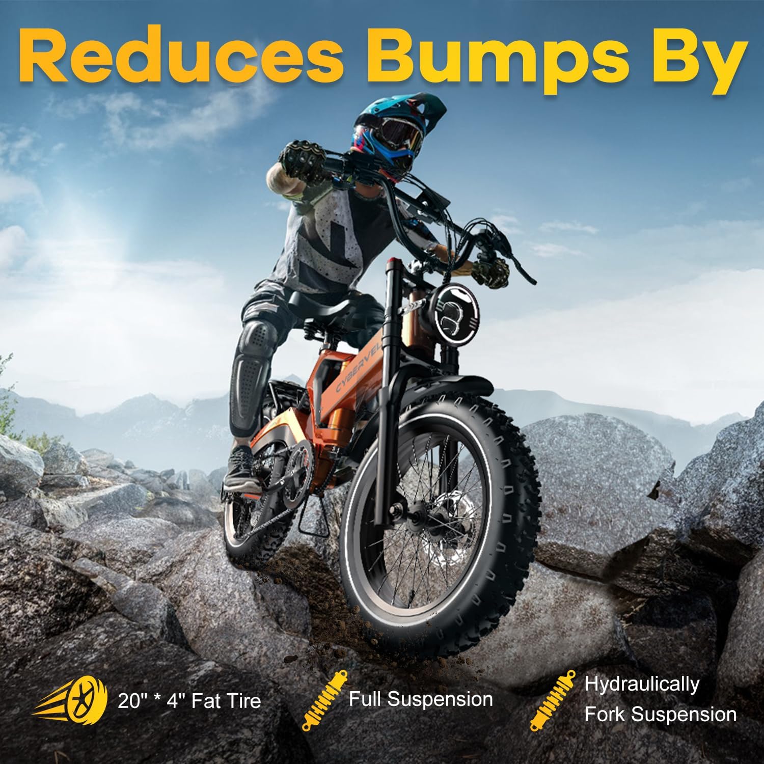EK6 Adult Folding Electric Bike, with a top speed of 35 mph and a range of 100 miles (Buy now and get two batteries free)