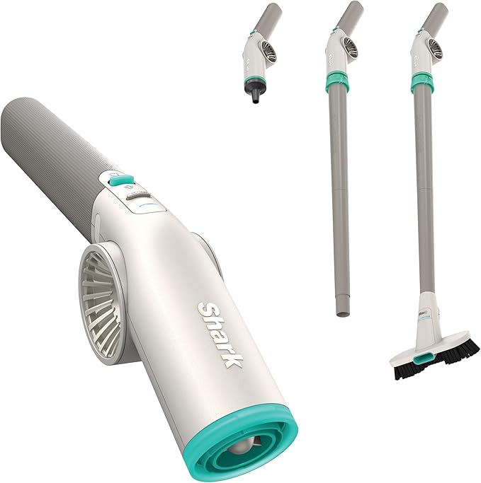 All-in-One Air Blasting System With BlastBroom, Precision Nozzle, Extension Wand
