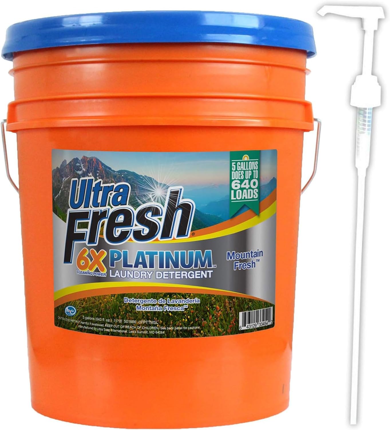 5 Gal, Up to 640 Loads Laundry Detergent