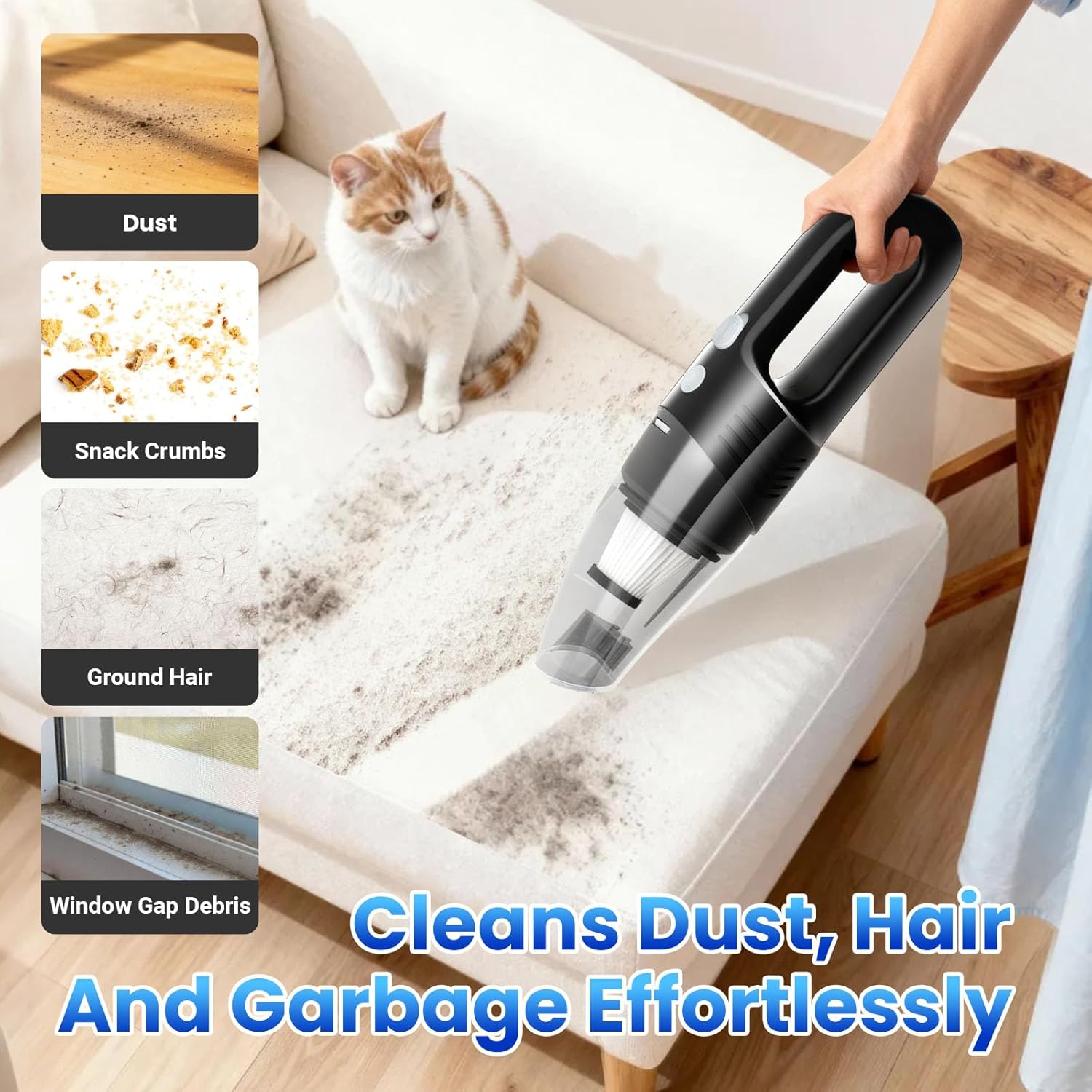11000PA High-Power Car Vacuum!