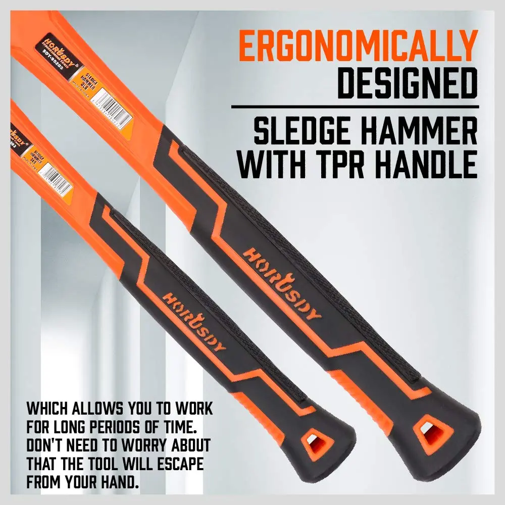 5-Piece Hammer Set, 16oz Ball Pein Hammer | 32oz Ball Pein Hammer | 32oz Rubber Mallet | 3lb Sledge Hammer | 3lbCross Peen Hammer