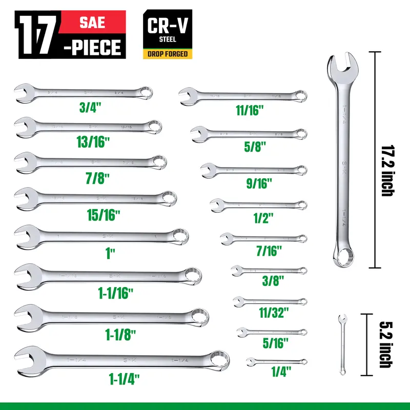 Combination Wrench Set