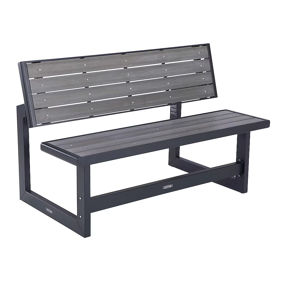 Convertible outdoor bench, perfect for gardens, patios, or porches