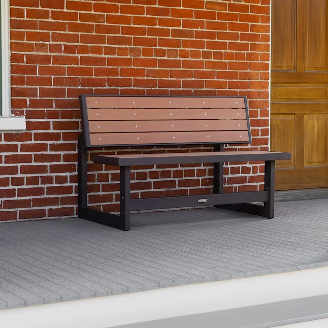Convertible outdoor bench, perfect for gardens, patios, or porches