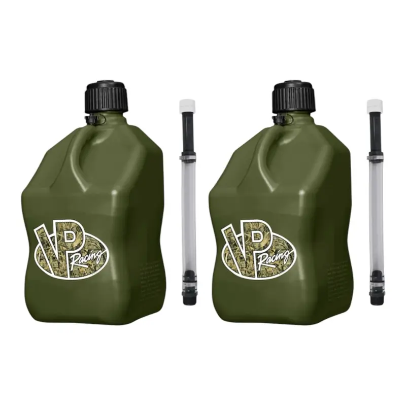 2 PACK 5.5 Gallon Plastic Utility Jug – Heavy-Duty, Leak-Proof with Quick-Flow Spout for Automotive & Motorsport Use
