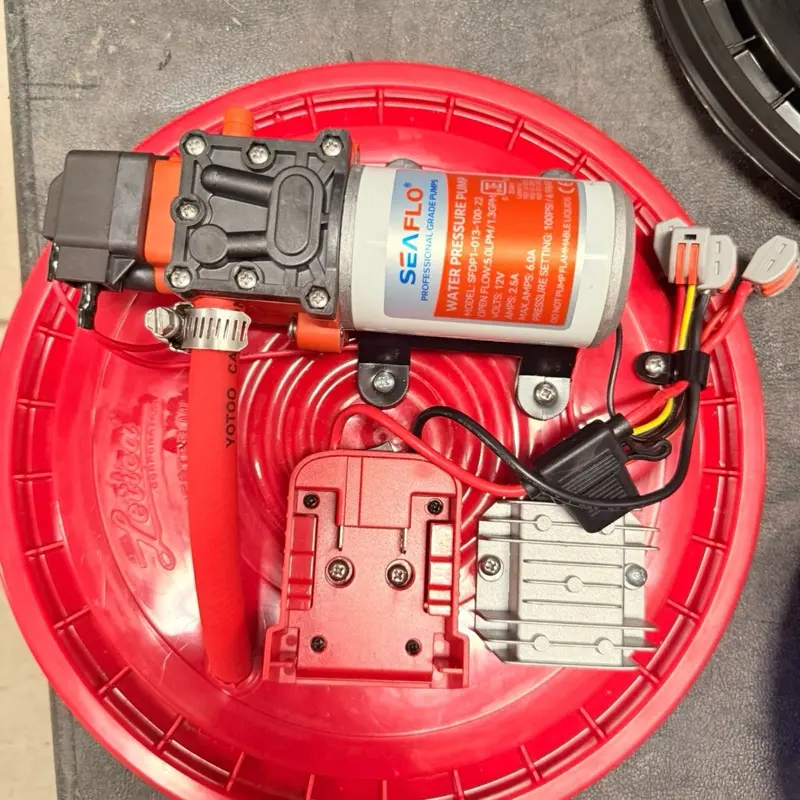 Portable 12V Bucket Sprayer System