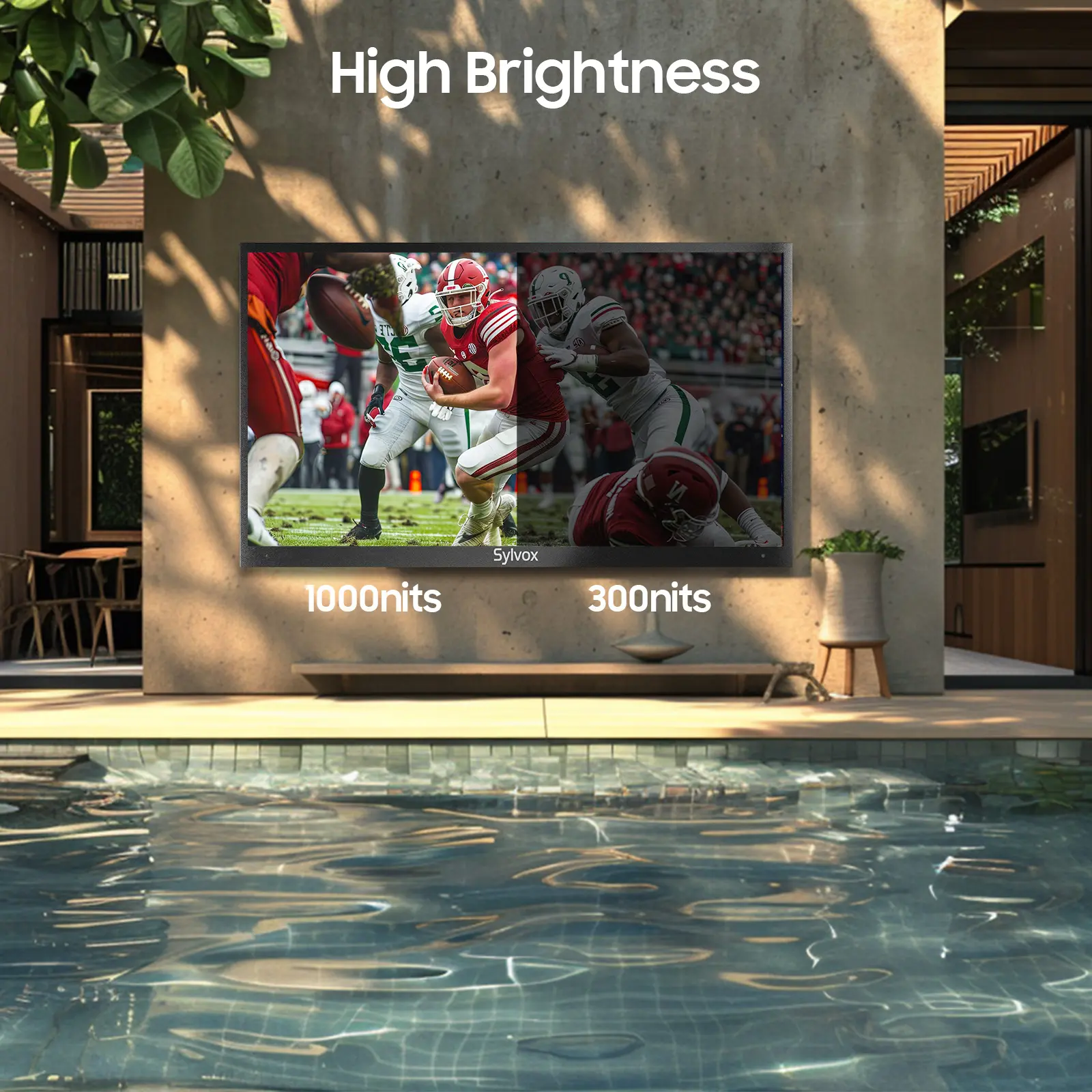 Outdoor 4K UHD IP55 Weatherproof Television