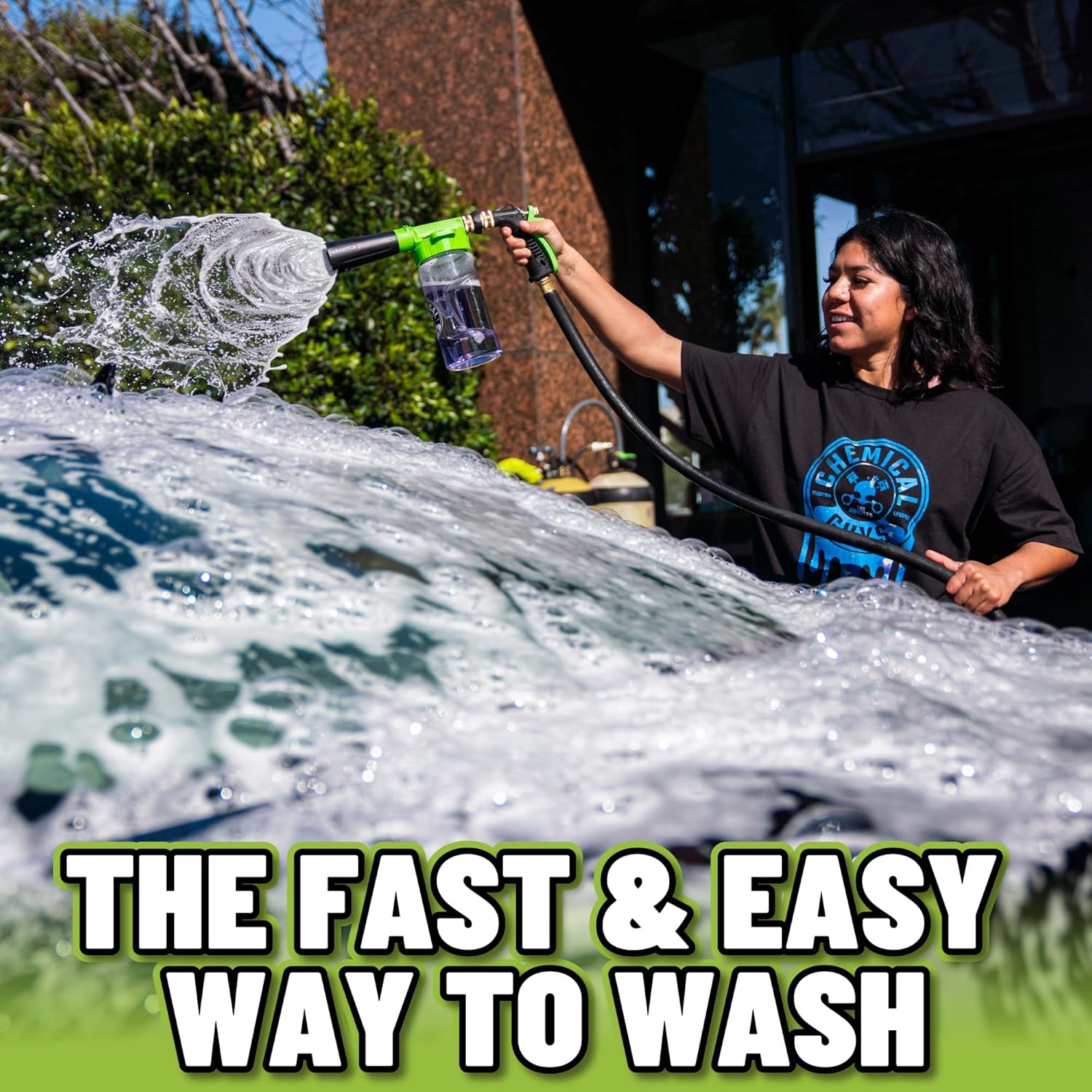 Foam Blaster 6 - Foam Cannon Garden Hose Attachment, Easy to Use, Sprays Thick Suds for Safe Washing Trucks, SUVs, Motorcycles, RVs, and Other Vehicles