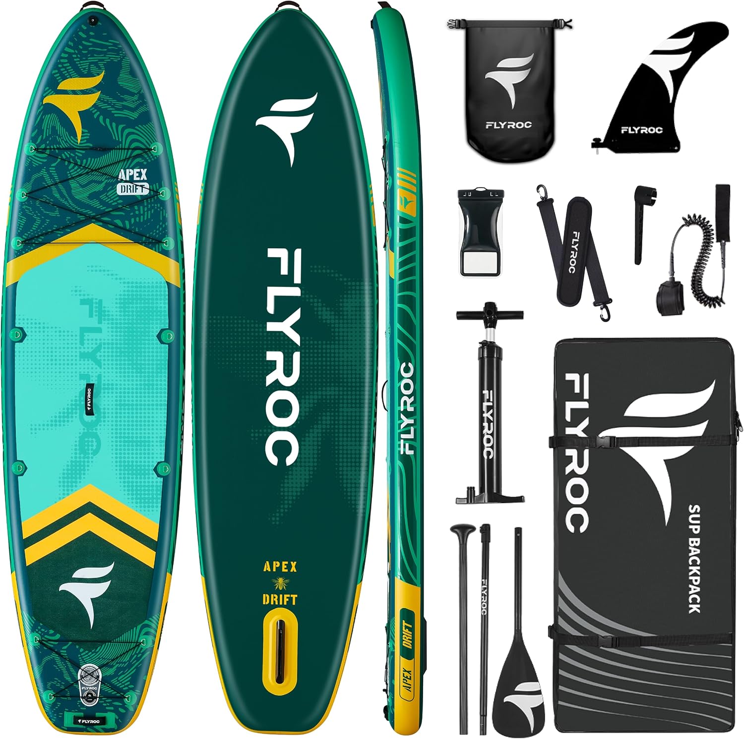 11'6x35'' Extra Wide Inflatable Paddle Board, 450lb Capacity Stand Up Paddle Board for Adults (x3)