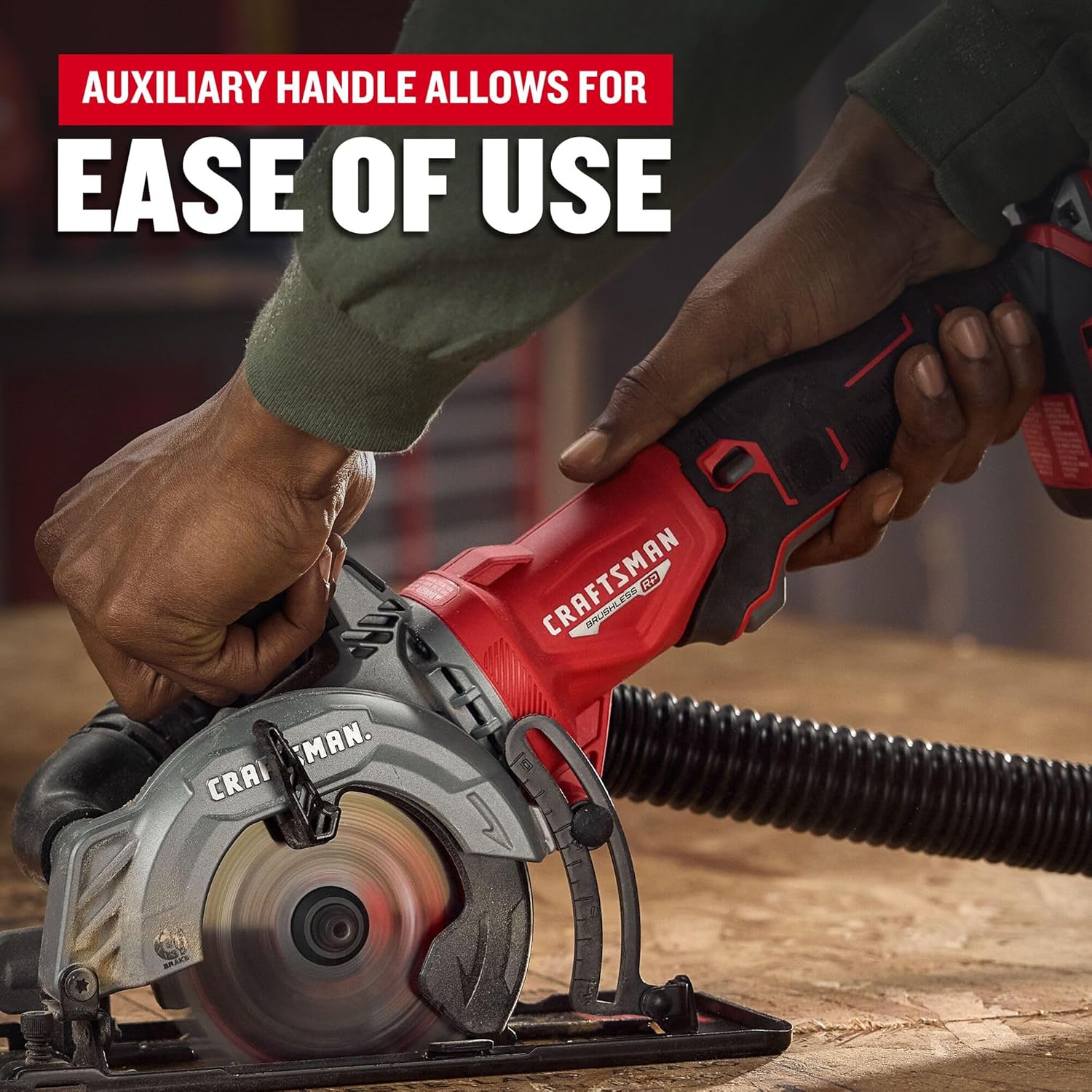 V20 4.5-inch Cordless Circular Saw, with Two Batteries